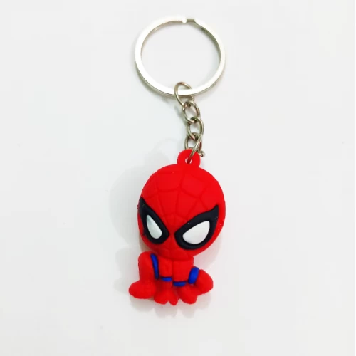 Spider Man Silicone Keychain