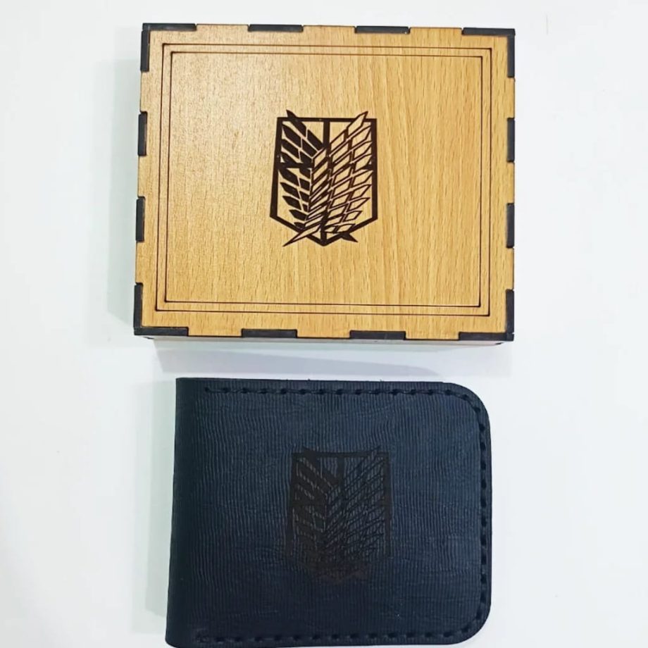 Attack on titan logo leather Pocket wallet