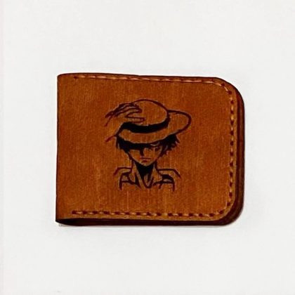 Anime One Piece Luffy Wallet Brown Color