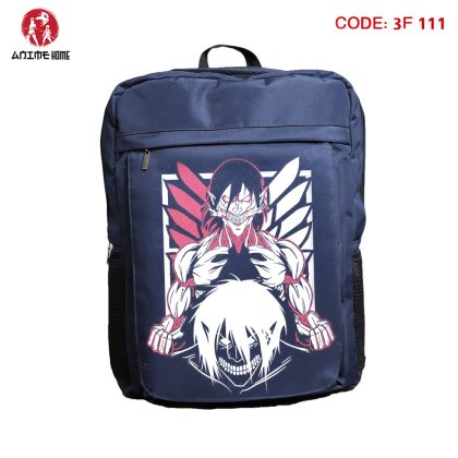 شنطة كحلي أنمي هجوم العمالقة (Attack on Titan) شخصية إرين ييغر