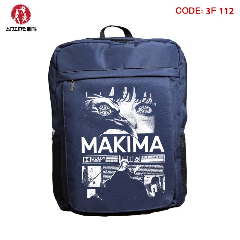 شنطة كحلي ووتر بروف أنمي رجل المنشار شخصية ماكيما