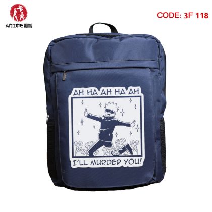 شنطة كحلي ووتر بروف أنمي جوجوتسو كايسن شخصية ساتورو جوجو